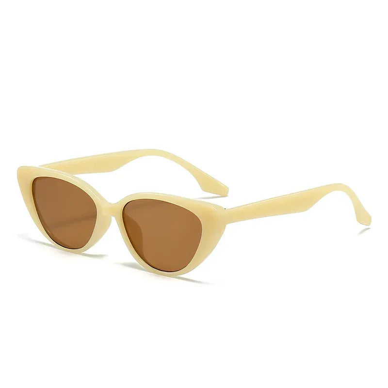 Cat eye zonnebril dames met retro montuur