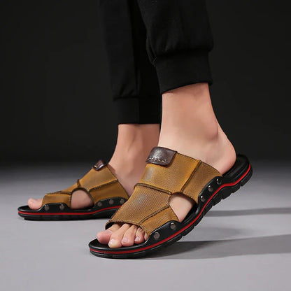 Leren Slippers - 100% Echt Leer, Comfortabel en Duurzaam