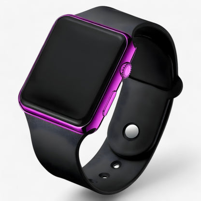 Digitaal LED horloge met siliconen band