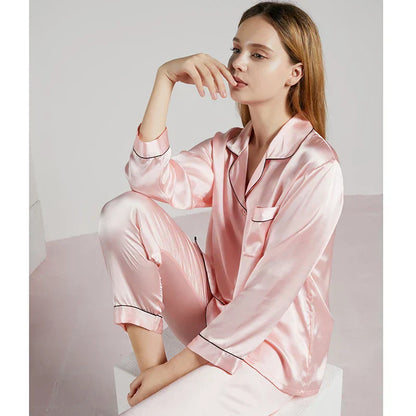 Luxe 100% Zijden Pyjama – Comfortabele Nachtmode