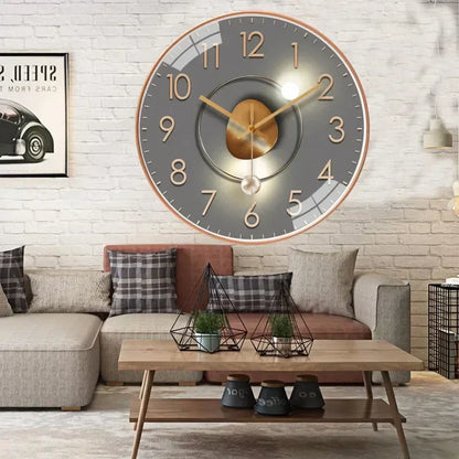 Moderne Wandklok — Minimalistisch en Stille Quartz Klok
