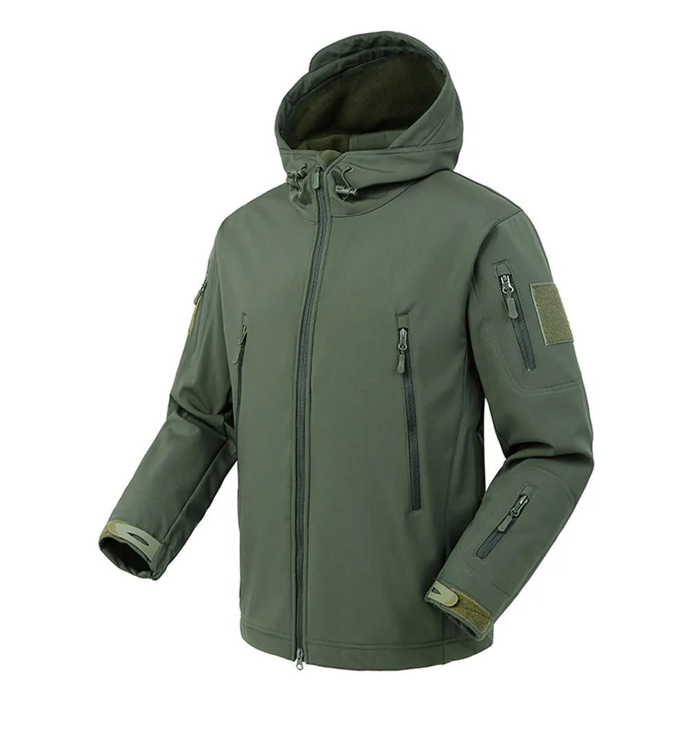 Heren Softshell Regenjack – Winddicht en Ademend voor Outdooractiviteiten