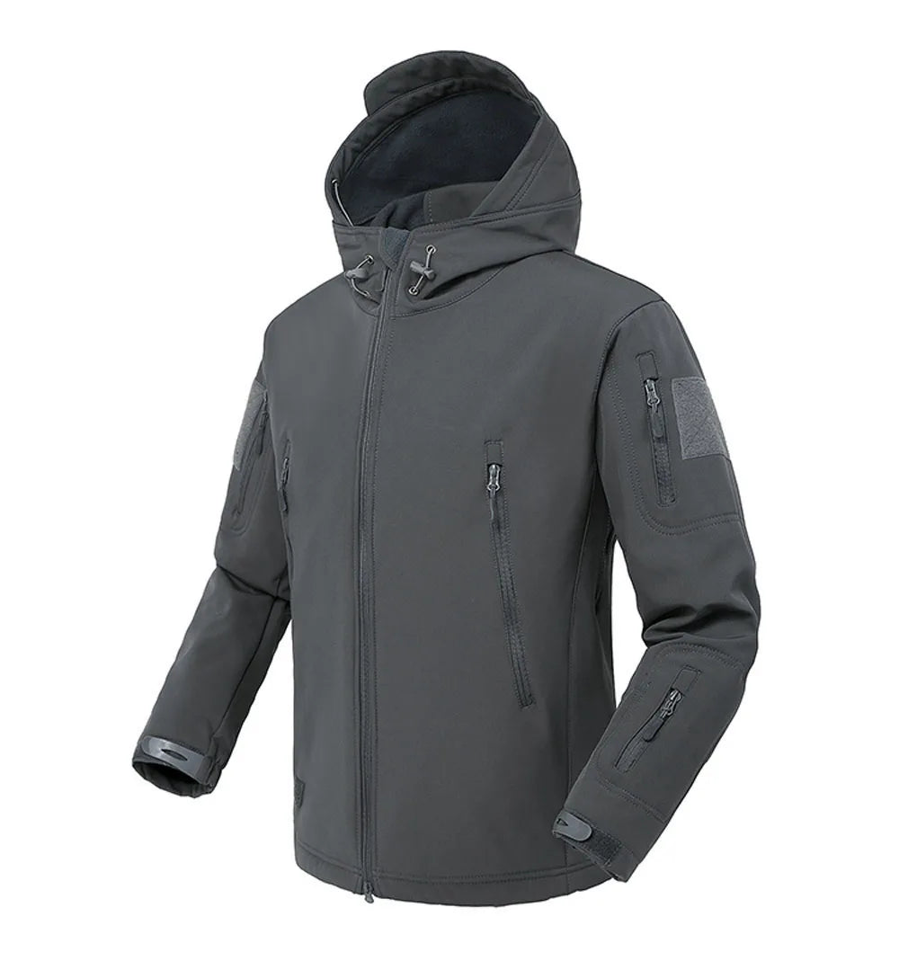 Heren Softshell Regenjack – Winddicht en Ademend voor Outdooractiviteiten