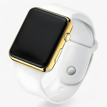 Digitaal LED horloge met siliconen band