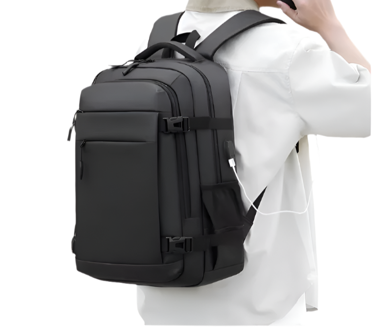 Waterdichte Heren Rugzak met Laptopvak – Comfortabel en Duurzaam voor Werk en Reizen
