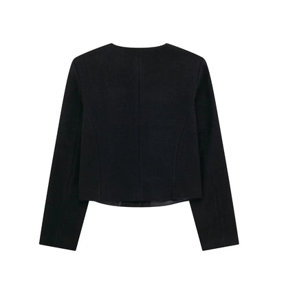 Vintage Cropped Jacket Dames - Tijdloze Stijl en Exclusiviteit