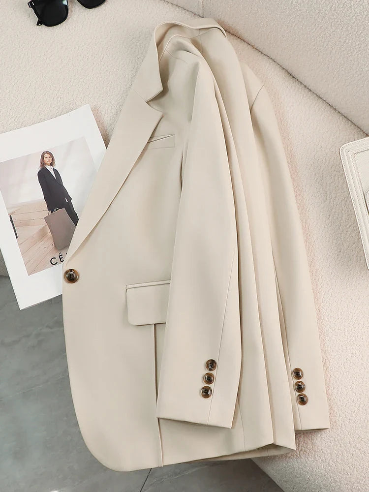 Blazer - Dames - Elegante DEBORA Blazer van Katoen met Slim Fit en Moderne Stijl