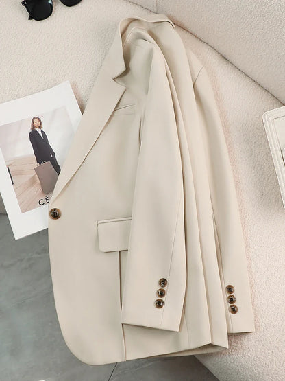 Blazer - Dames - Elegante DEBORA Blazer van Katoen met Slim Fit en Moderne Stijl