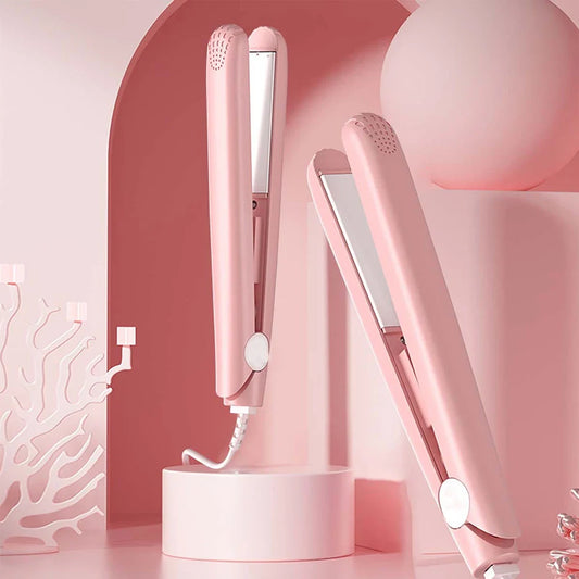 2-in-1 Keramische Styler voor Glad Haar en Krullen – Compact en Lichtgewicht