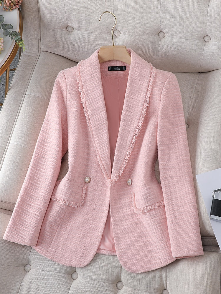 Blazer - Dames - Stijlvolle Heya Blazer van Hoogwaardig Katoen met Perfecte Pasvorm