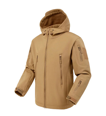 Heren Softshell Regenjack – Winddicht en Ademend voor Outdooractiviteiten