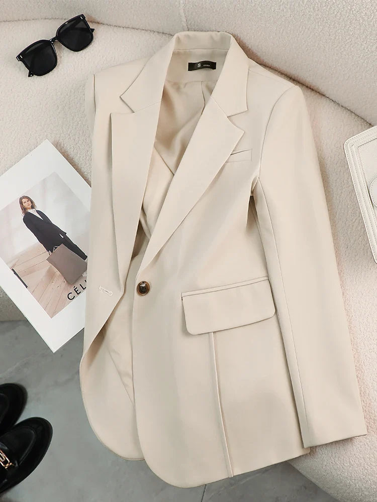 Blazer - Dames - Elegante DEBORA Blazer van Katoen met Slim Fit en Moderne Stijl