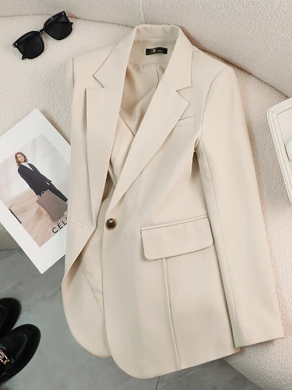 Blazer - Dames - Elegante DEBORA Blazer van Katoen met Slim Fit en Moderne Stijl