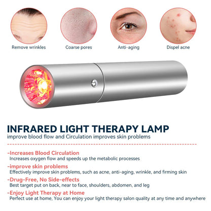 LED Lichttherapie Pen voor Acne Behandeling met Rood Licht
