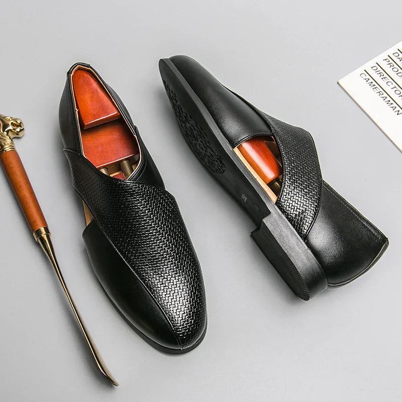 Sandalen van Leer met Antislip Zool en Verstelbare Bandjes