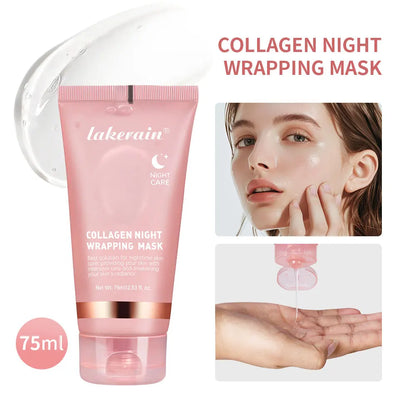 Gezichtsmasker Nachtverzorging met Collageen – Voor Stralende en Stevige Huid