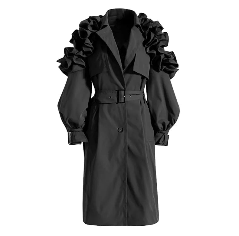 Elegante Trenchcoat - Katoen/Polyester Mix - Tijdloze Stijl