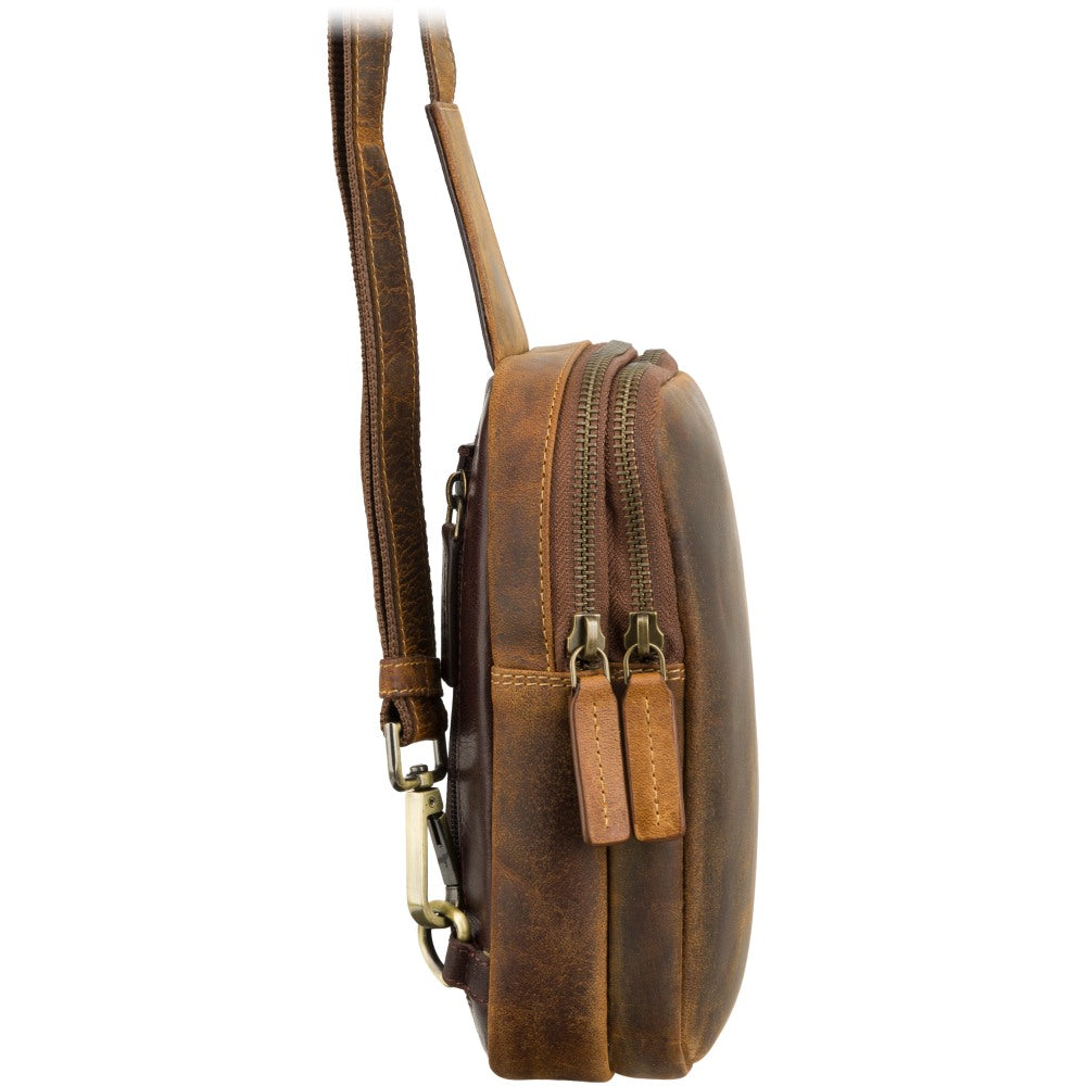 Crossbody Tas - Dames - Stijlvolle Jamie Schoudertas van Hoogwaardig Leer met Verstelbare Band