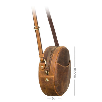 Crossbody Tas - Dames - Stijlvolle Ava Schoudertas van Hoogwaardig Leer met Verstelbare Band