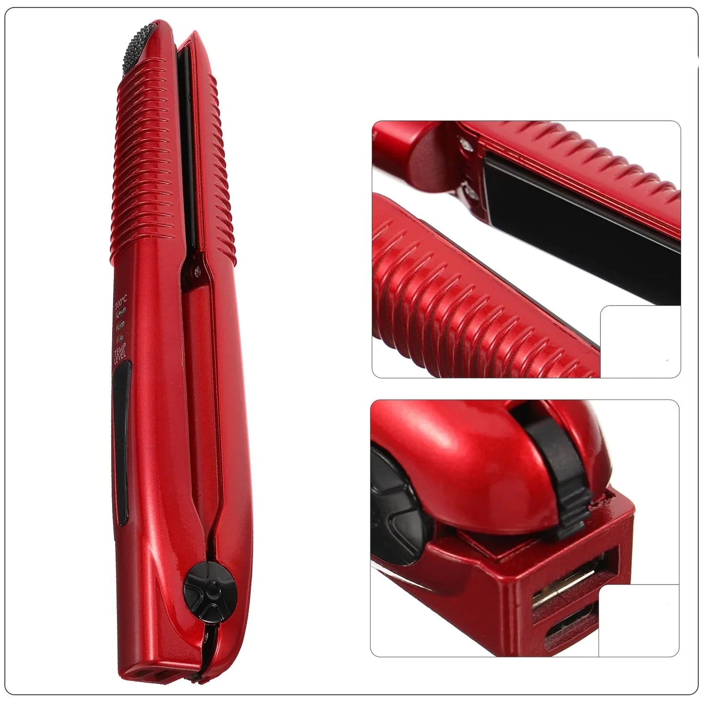 Draagbare USB Styling Wand - Keramische Krultang voor Reizen