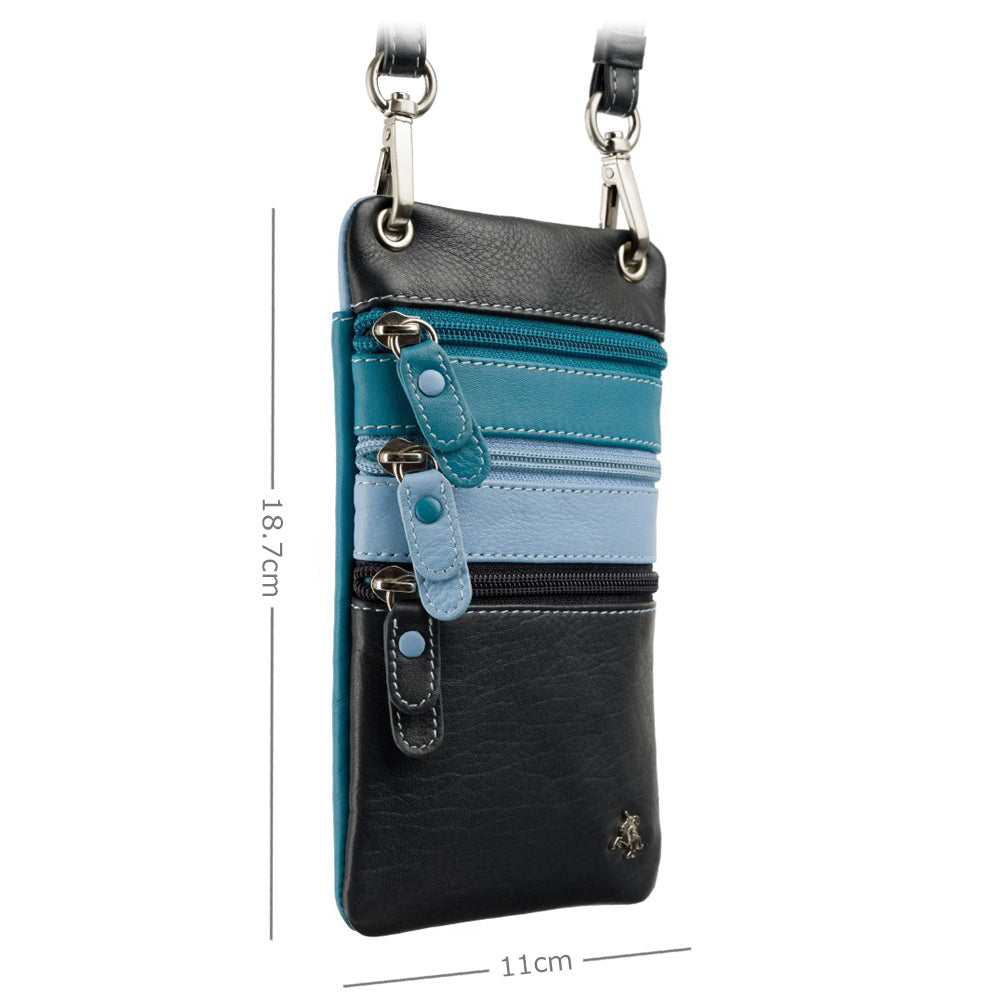 Reis Nek Pouch - Unisex - Compacte Crossbody Tas met Verstelbare Schouderband en Veiligheidsvak