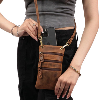 Reis Nek Pouch - Unisex - Compacte Crossbody Tas met Verstelbare Schouderband en Veiligheidsvak