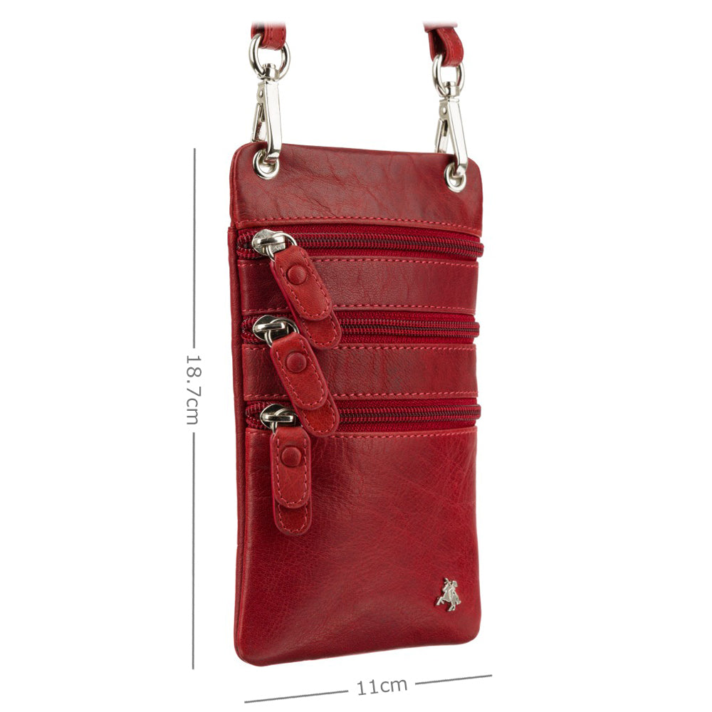 Reis Nek Pouch - Unisex - Compacte Crossbody Tas met Verstelbare Schouderband en Veiligheidsvak