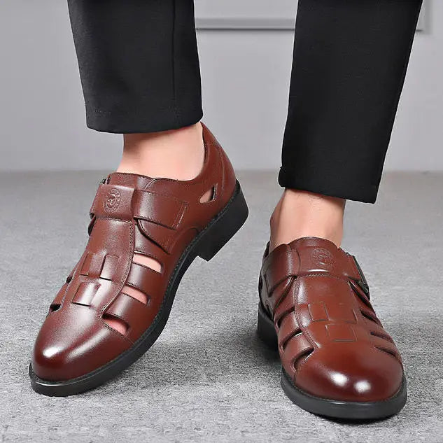 Leren Sandalen van Riviera met Comfortabele Pasvorm