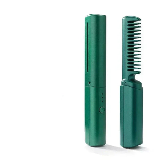 Draadloze Ionen Warmtekam en Stijlkam – Keramische Coating voor Glanzend Haar Onderweg