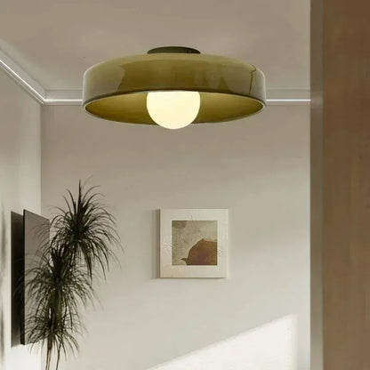 GlassGlow plafondlamp van transparant glas met Scandinavisch design
