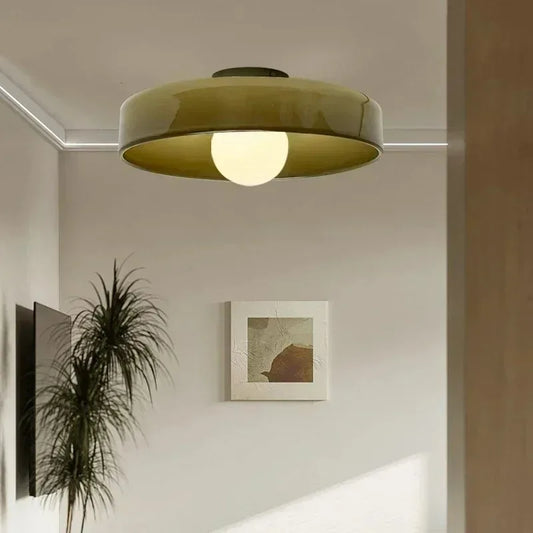GlassGlow plafondlamp van transparant glas met Scandinavisch design