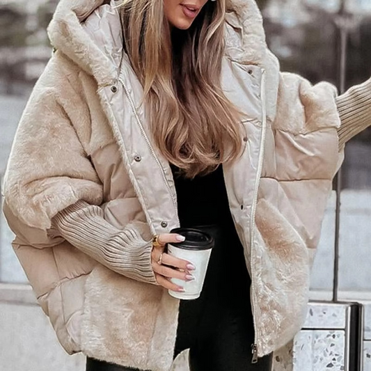 Winterjas Dames – Stijlvolle Warme Jas met Effen Design voor Herfst en Winter