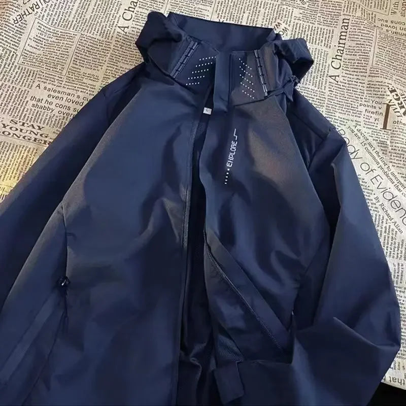 Heren Regenjas - Waterdicht en Ademend - Perfect voor Outdoor en Dagelijks Gebruik