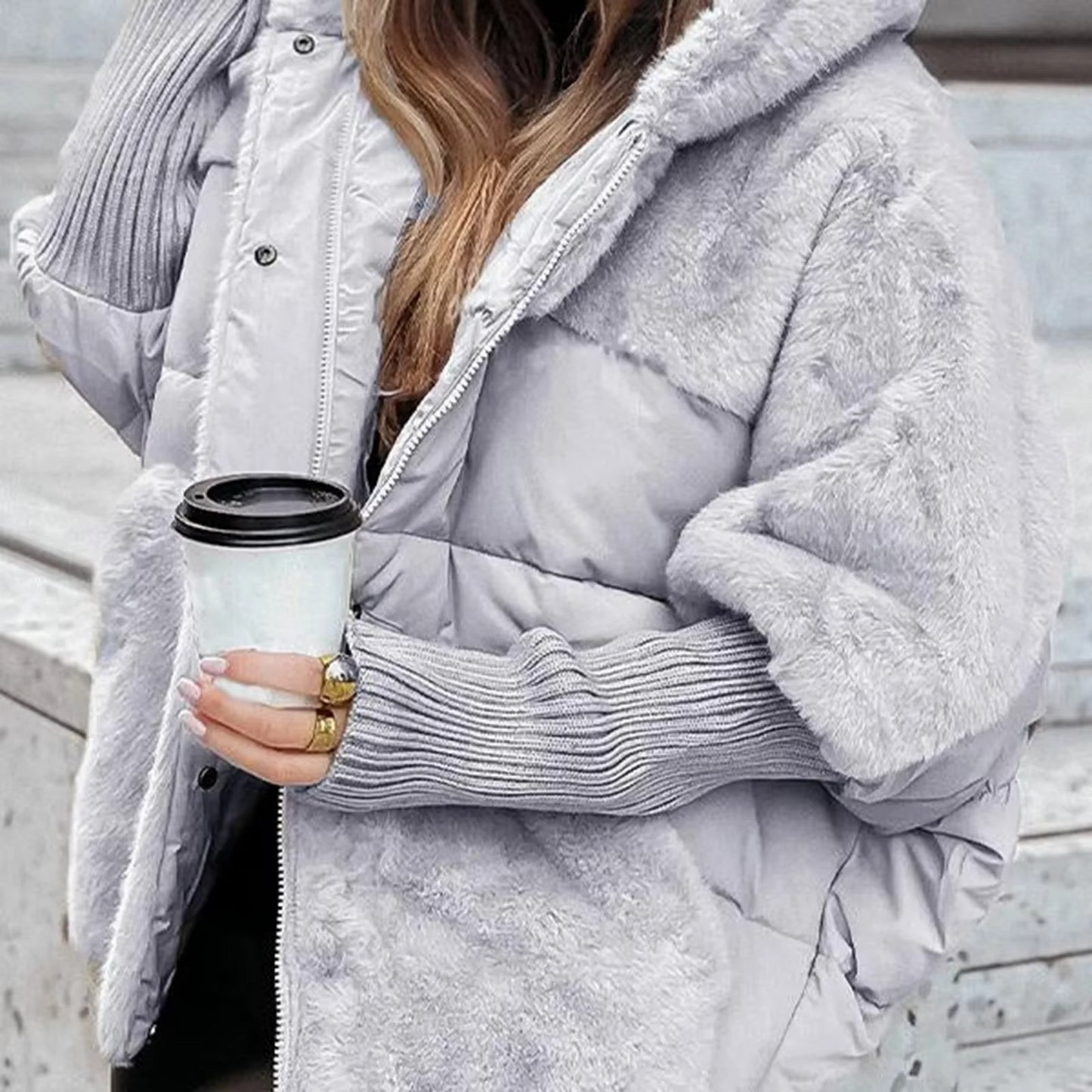 Winterjas Dames – Stijlvolle Warme Jas met Effen Design voor Herfst en Winter