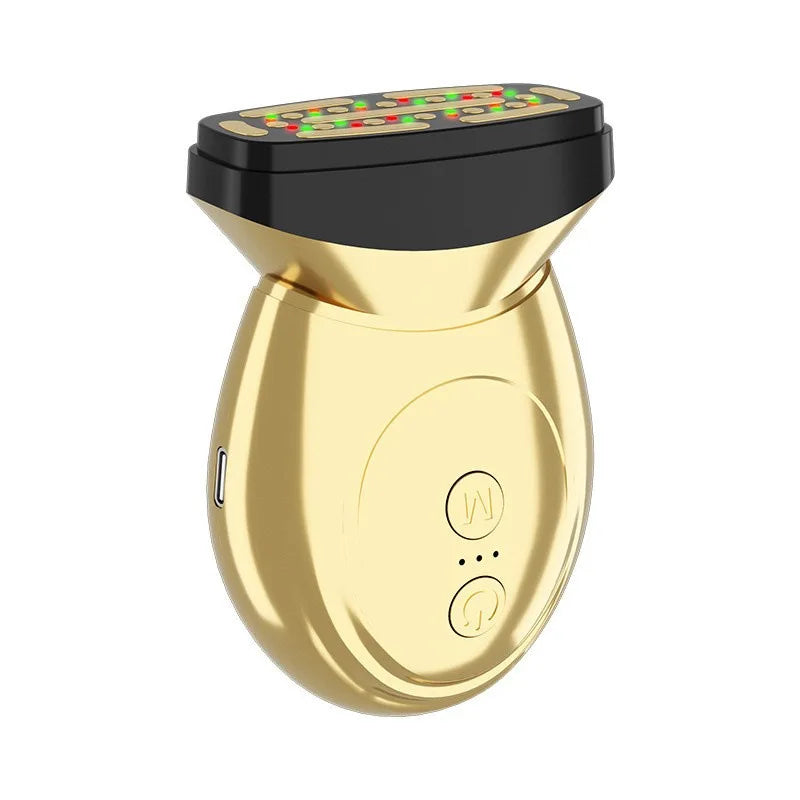 Gezichts- en Nekmassager met Roodlichttherapie voor Jeugdige Contouren