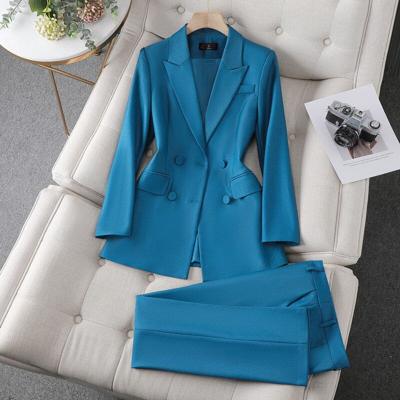 Twee delige Blazer Set - Dames - Comfortabele en Stijlvolle Kledingset van Hoge Kwaliteit