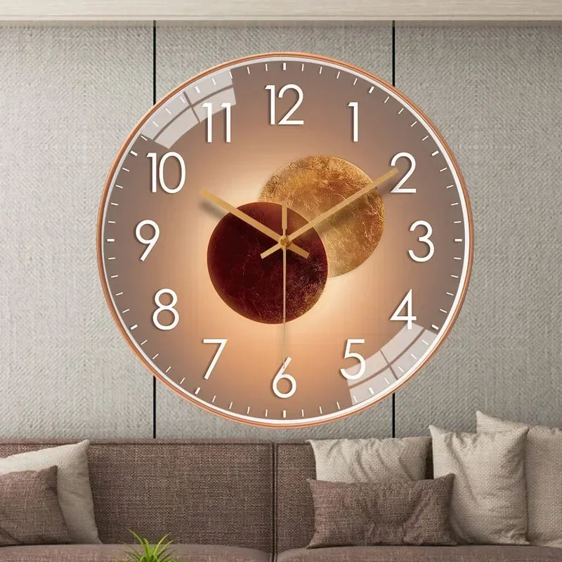 Moderne Wandklok — Minimalistisch en Stille Quartz Klok
