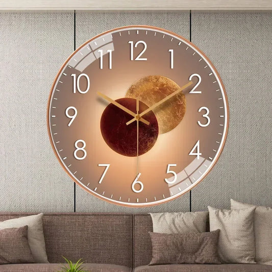 Moderne Wandklok — Minimalistisch en Stille Quartz Klok