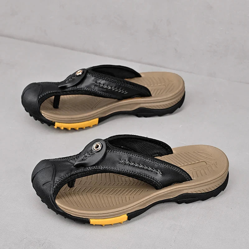 Leren Slippers van Echt Leer voor Dames en Heren