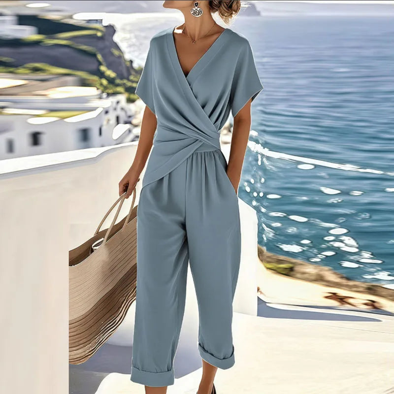 Elegante tweedelige set dames - verfijnde stijlvolle outfit