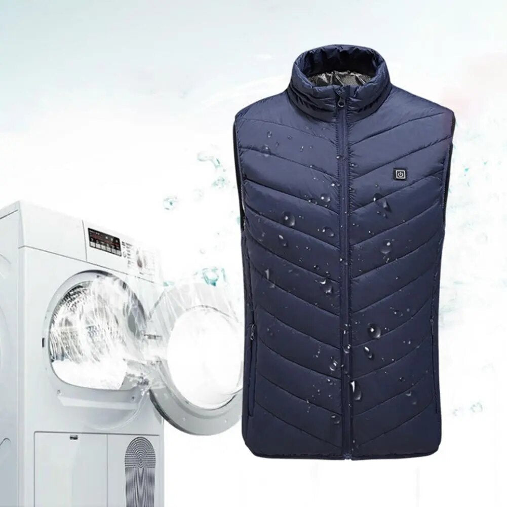 Verwarmd bodywarmer vest met usb - 3 standen - productfoto