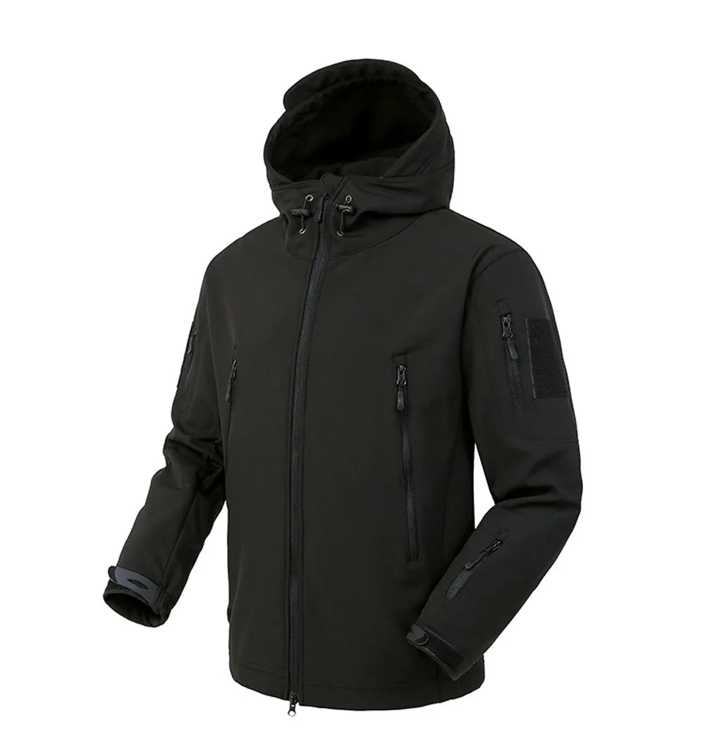 Heren Softshell Regenjack – Winddicht en Ademend voor Outdooractiviteiten