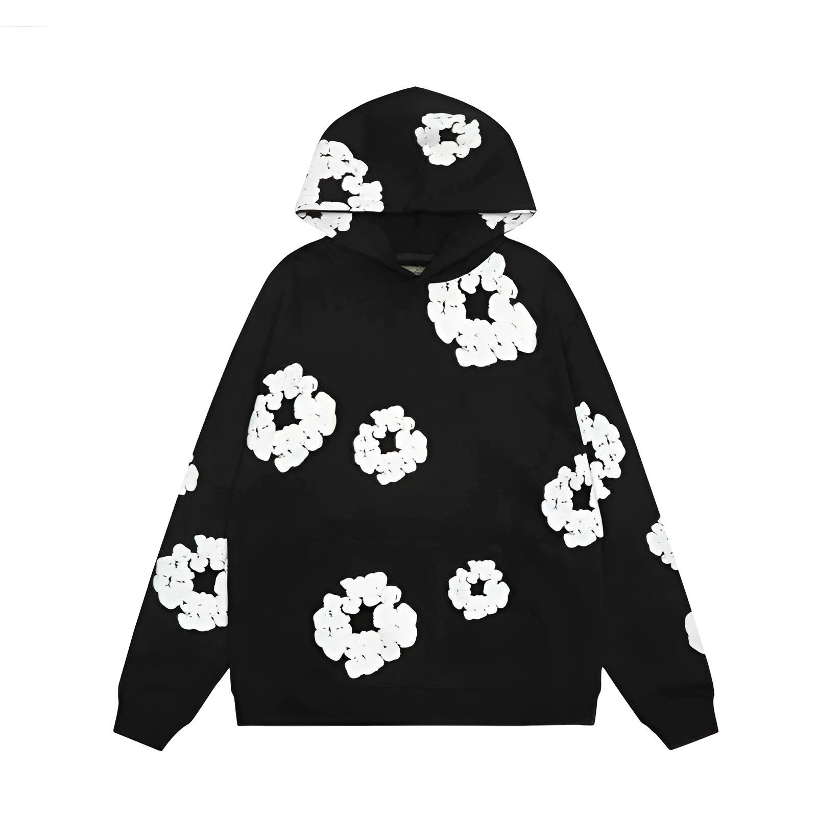 Bloemen Hoodie Set - Bloemenprint Kapok-mix - Ideaal voor Casual Look