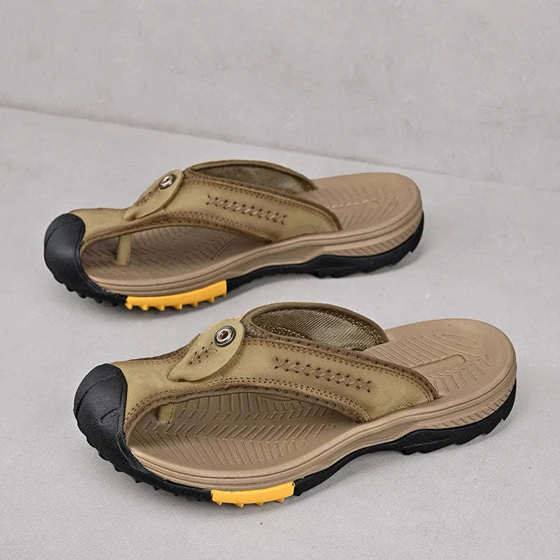 Leren Slippers van Echt Leer voor Dames en Heren
