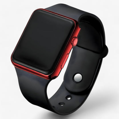 Digitaal LED horloge met siliconen band