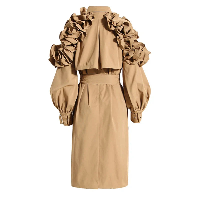 Elegante Trenchcoat - Katoen/Polyester Mix - Tijdloze Stijl