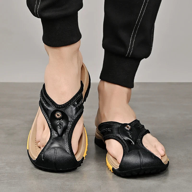 Leren Slippers van Echt Leer voor Dames en Heren