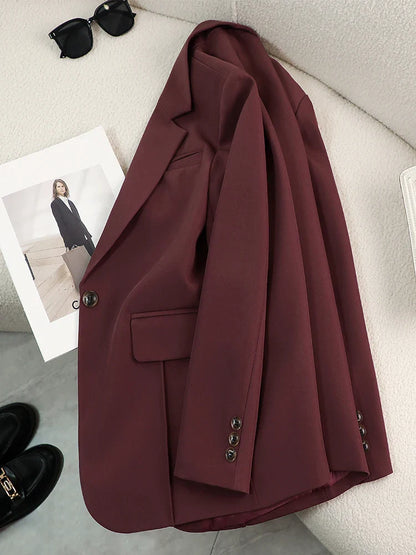 Blazer - Dames - Elegante DEBORA Blazer van Katoen met Slim Fit en Moderne Stijl