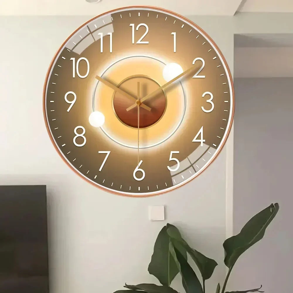 Moderne Wandklok — Minimalistisch en Stille Quartz Klok