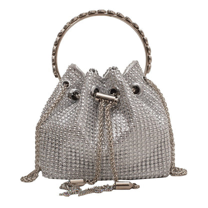 Sophia - Strass Handtas - Hoogwaardige Strass en Polyester - Perfect voor je accessoires